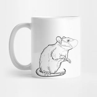 Rat with Mask Mug